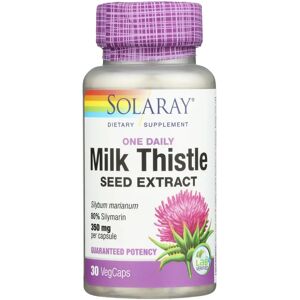 Solaray Milk Thistle Seed Extract One Daily 350mg - Liver Support Solaray Milk Thistle Seed Extract One Daily 350mg - Liver Support