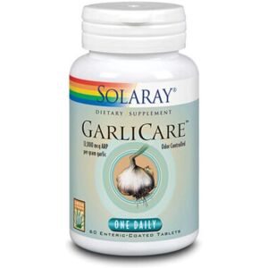 Solaray Garlicare 60 Comprimés - Complément Alimentaire - Publicité Solaray Garlicare 60 Comprimés - Complément Alimentaire - Publicité