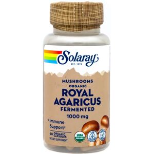 Solaray Royal Agaricus 500mg - Organic Fermented Mushroom, Vegan - 60 Veg Caps Solaray Royal Agaricus 500mg - Organic Fermented Mushroom, Vegan - 60 Veg Caps