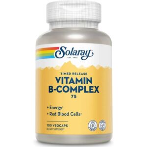 Solaray B-Complex 75 - VegCaps - Energy Support Solaray B-Complex 75 - VegCaps - Energy Support