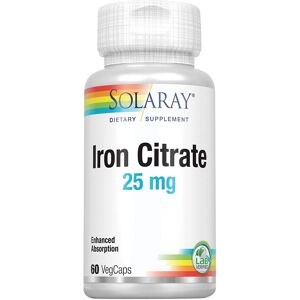 Solaray Iron 50mg Capsules - Dietary Supplement Solaray Iron 50mg Capsules - Dietary Supplement