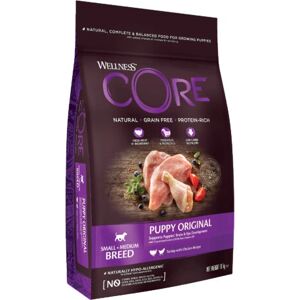Wellness Core Puppy Original Small & Medium Breed Turkey with Chicken - 1.5kg Wellness Core Puppy Original Small & Medium Breed Turkey with Chicken - 1.5kg