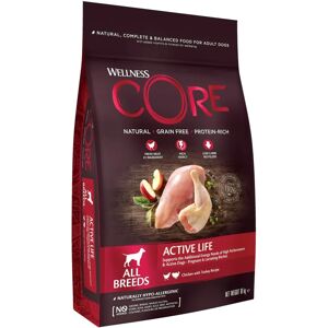 Wellness CORE Active Life with Chicken & Turkey Dry Dog Food - Dog Food Wellness CORE Active Life with Chicken & Turkey Dry Dog Food - Dog Food