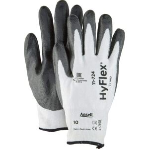 Gants de protection contre les coupures Ansell HyFlex - 11-724 - Blanc/Gris - Publicité Gants de protection contre les coupures Ansell HyFlex - 11-724 - Blanc/Gris - Publicité