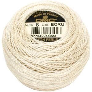 DMC 116A Embroidery Thread - Ecru - Spiral Cotton - Size 8 DMC 116A Embroidery Thread - Ecru - Spiral Cotton - Size 8
