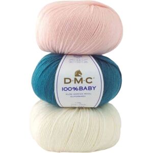 DMC Baby 3 Garn - Baby Baumwolle, Weich, 50G, Weiß DMC Baby 3 Garn - Baby Baumwolle, Weich, 50G, Weiß