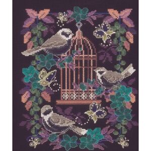 DMC Oriental Bird Cross Stitch Kit - Animals - 20x25cm DMC Oriental Bird Cross Stitch Kit - Animals - 20x25cm