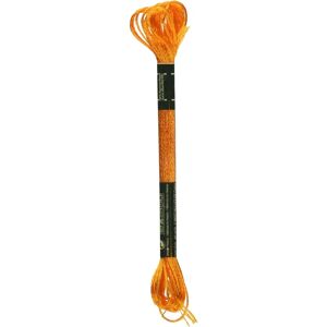 DMC Satin Floss - Medium Tangerine - Embroidery Floss DMC Satin Floss - Medium Tangerine - Embroidery Floss