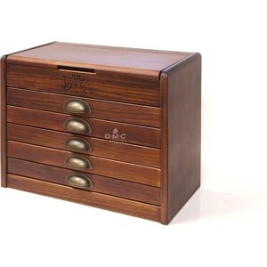 DMC Wooden Collectors Box - 500 Cotton Threads - Vintage Design DMC Wooden Collectors Box - 500 Cotton Threads - Vintage Design