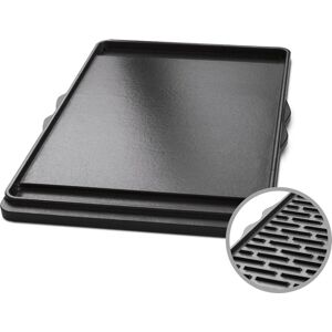 Plancha de Hierro Fundido Doble Cara Weber Spirit 300 - Accesorio para Barbacoa Plancha de Hierro Fundido Doble Cara Weber Spirit 300 - Accesorio para Barbacoa