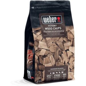 Weber WBR17624 Hickory Wood Chips - 0.7kg - Outdoor Barbecue Accessory Weber WBR17624 Hickory Wood Chips - 0.7kg - Outdoor Barbecue Accessory
