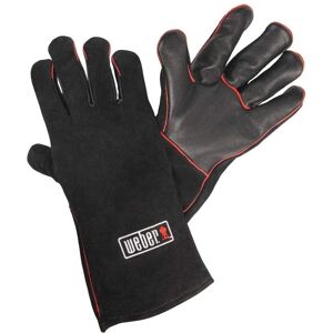 Weber Model 17896 Leather Heat-Resistant Grill Gloves - Barbecue Accessory Weber Model 17896 Leather Heat-Resistant Grill Gloves - Barbecue Accessory