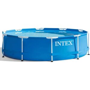 Piscine à cadre en acier Intex 28202 - Bleu, 305x76cm - Publicité Piscine à cadre en acier Intex 28202 - Bleu, 305x76cm - Publicité
