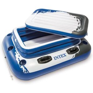 Intex Mega Chill II Inflatable Floating Cooler - Black, Blue, White Intex Mega Chill II Inflatable Floating Cooler - Black, Blue, White