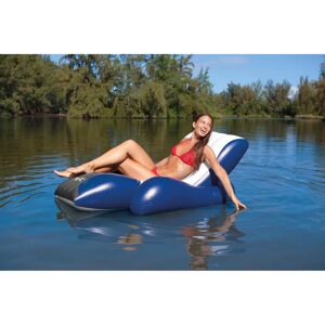 Intex Blue White Black Floating Lounge Chair - Floating Lounge Chair Intex Blue White Black Floating Lounge Chair - Floating Lounge Chair