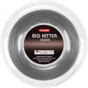 Tourna Big Hitter Silver Gray Tennis String - 220m Tourna Big Hitter Silver Gray Tennis String - 220m