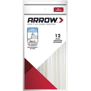 Arrow MG12 Mini Glue Sticks 8 x 102mm Pack of 12 - Glue Sticks Arrow MG12 Mini Glue Sticks 8 x 102mm Pack of 12 - Glue Sticks
