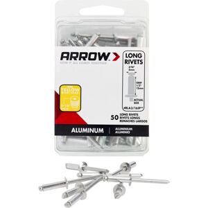 Arrow RLA3/16IP Aluminium nieten - 3/16 inch lang - Verpakking van 50 Arrow RLA3/16IP Aluminium nieten - 3/16 inch lang - Verpakking van 50
