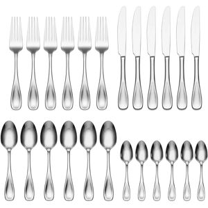 Oneida Voss 24 Piece Cutlery Set - Stainless Steel, Rust Resistant Oneida Voss 24 Piece Cutlery Set - Stainless Steel, Rust Resistant