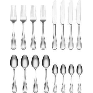 Oneida Voss Stainless Steel Cutlery Set - 16 Pieces - Rust Resistant Oneida Voss Stainless Steel Cutlery Set - 16 Pieces - Rust Resistant