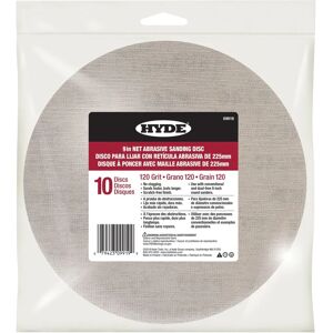 Hyde Net Talerze szlifierskie do ścian - 120 Grit - 9" - 10 sztuk Hyde Net Talerze szlifierskie do ścian - 120 Grit - 9" - 10 sztuk
