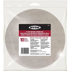 Hyde Net Papier ścierny do ścian - 180 Grit - 9" - 10 Sztuk Hyde Net Papier ścierny do ścian - 180 Grit - 9" - 10 Sztuk