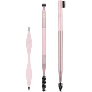 Real Techniques Pink Brow Shaping Set - Eyebrow Tools Set Real Techniques Pink Brow Shaping Set - Eyebrow Tools Set