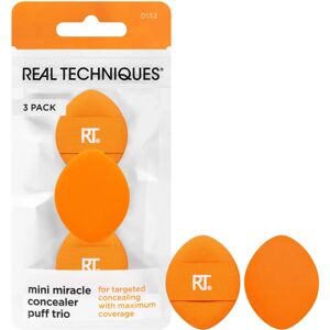 Real Techniques Mini Miracle Concealer Puff - 3 Pack - Makeup Sponge Set Real Techniques Mini Miracle Concealer Puff - 3 Pack - Makeup Sponge Set