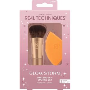 Zestaw Pędzli i Gąbki Glowstorm Mini - Real Techniques Zestaw Pędzli i Gąbki Glowstorm Mini - Real Techniques
