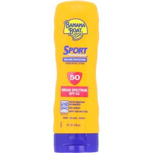 Lotion solaire Banana Boat Sport Ultra SPF 50 8 Oz - Protection solaire pour activités extérieures - Publicité Lotion solaire Banana Boat Sport Ultra SPF 50 8 Oz - Protection solaire pour activités extérieures - Publicité