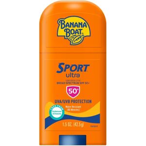 Banana Boat Ultra Sport Stick Solaire SPF 50+ - Publicité Banana Boat Ultra Sport Stick Solaire SPF 50+ - Publicité