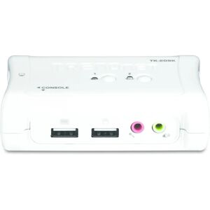 Interrupteur KVM USB 2 ports Trendnet TK-209K - Avec Audio - Publicité Interrupteur KVM USB 2 ports Trendnet TK-209K - Avec Audio - Publicité