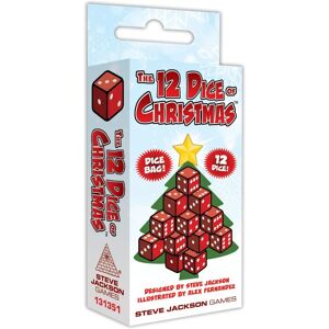 Steve Jackson Games Het 12 Dobbelstenen van Kerstmis Bordspel voor 2 tot 5 spelers, vanaf 14 jaar Steve Jackson Games Het 12 Dobbelstenen van Kerstmis Bordspel voor 2 tot 5 spelers, vanaf 14 jaar