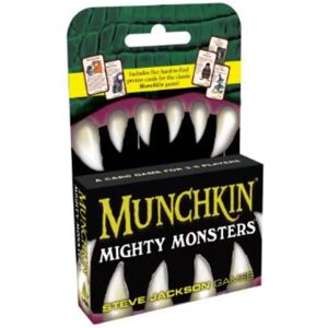 Steve Jackson Games Munchkin Mighty Monsters - Juego de cartas Steve Jackson Games Munchkin Mighty Monsters - Juego de cartas
