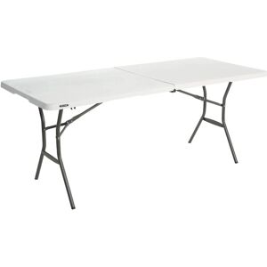 Mesa Plegable Blanca Lifetime - Resistente Interior/Exterior Mesa Plegable Blanca Lifetime - Resistente Interior/Exterior