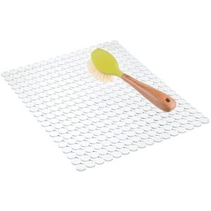 InterDesign Orbz Alfombrilla Transparente para Fregadero - Secado de Platos InterDesign Orbz Alfombrilla Transparente para Fregadero - Secado de Platos