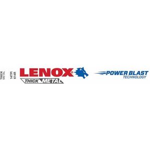 Lenox B614R - Metal Reciprocating Saw Blade 152mm, 14 TPI Lenox B614R - Metal Reciprocating Saw Blade 152mm, 14 TPI