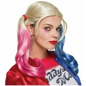 Rubie's Harley Quinn Suicide Squad Pink Blue Pigtails Supervillain Women Costume Wig - Costume Wig Rubie's Harley Quinn Suicide Squad Pink Blue Pigtails Supervillain Women Costume Wig - Costume Wig