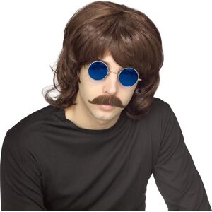 Rubie's Official Adult's 70's Shag Wig - Brown - Wig - 70's Party Accessory Rubie's Official Adult's 70's Shag Wig - Brown - Wig - 70's Party Accessory