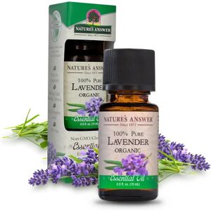 Nature's Answer Økologisk Lavendel Æterisk Olie - 0,5 oz (15 ml) - Æterisk olie Nature's Answer Økologisk Lavendel Æterisk Olie - 0,5 oz (15 ml) - Æterisk olie