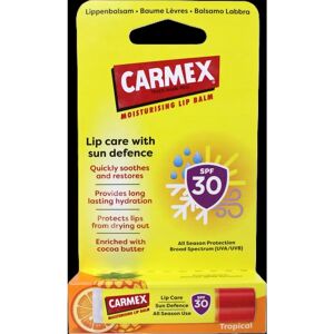 Carmex Tropical Sun Defense Lippenbalsam SPF 30 4,25 g - Lippenbalsam Carmex Tropical Sun Defense Lippenbalsam SPF 30 4,25 g - Lippenbalsam