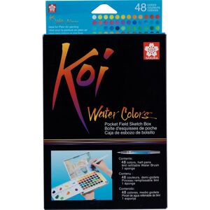 Sakura XNCW-48N Water Based Paint - Multi Palette 48 pcs Sakura XNCW-48N Water Based Paint - Multi Palette 48 pcs