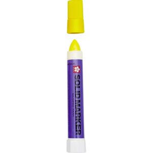 Marqueur Solide Jaune Sakura - Marqueur Permanent pour Surfaces Rugueuses Marqueur Solide Jaune Sakura - Marqueur Permanent pour Surfaces Rugueuses