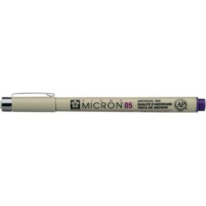 Sakura PIGMA MICRON 05 Violet - Marqueur fin 0,45mm Sakura PIGMA MICRON 05 Violet - Marqueur fin 0,45mm