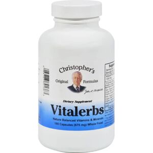 Dr. Christophers Formulas Vitalerbs - 180 Vegicaps Dietary Supplement Dr. Christophers Formulas Vitalerbs - 180 Vegicaps Dietary Supplement