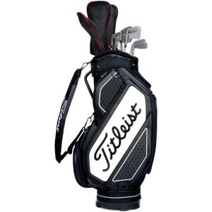Titleist Tour Series Midsize Black/White Cart Bag - Golf Equipment Titleist Tour Series Midsize Black/White Cart Bag - Golf Equipment