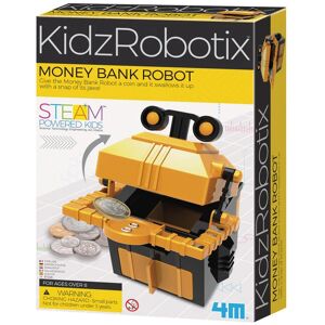 4M KidzRobotix Pengautomat Robot - Utbildande STEM-leksak för barn 8+ 4M KidzRobotix Pengautomat Robot - Utbildande STEM-leksak för barn 8+