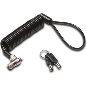 Kensington K64423WW Steel Cable Lock - Black, Silver - 1.8 m Kensington K64423WW Steel Cable Lock - Black, Silver - 1.8 m