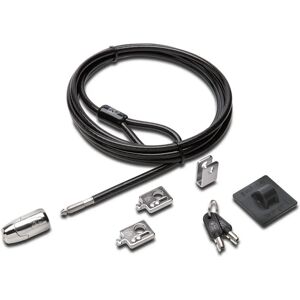 Kensington K64424WW Cable Lock - 2.4m - Black, Silver - Security Kit Kensington K64424WW Cable Lock - 2.4m - Black, Silver - Security Kit