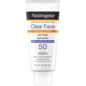 Neutrogena Clear Face Oil-Free Broad Spectrum SPF 50 Sunscreen - Face & Body Neutrogena Clear Face Oil-Free Broad Spectrum SPF 50 Sunscreen - Face & Body